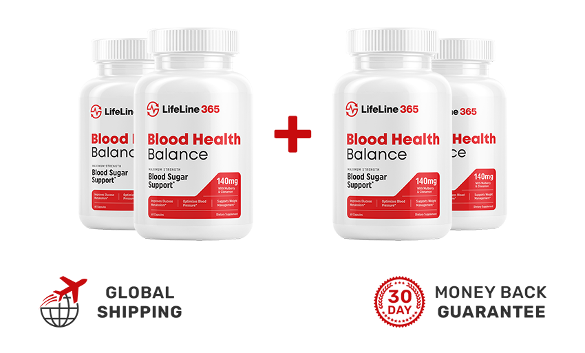 4 Bottles of Lifeline 365 BloodHealth Balance